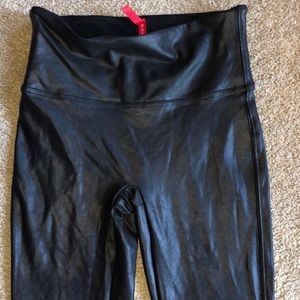Spanx faux leather leggings